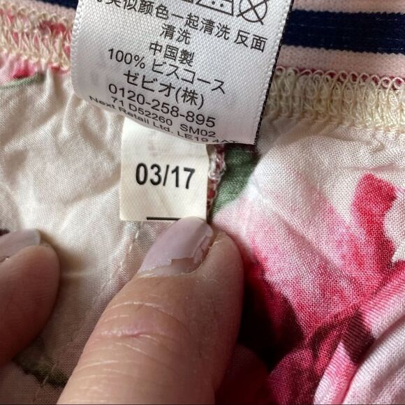 Next Floral 2 Piece PJ Set Size 8L - Picture 3 of 13